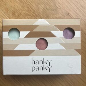 Hanky Panky Cotton Low Rise Thong Set - Neutral Tones